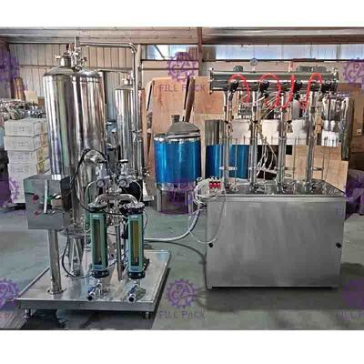 CO2 / شراب مشروبات غازية خط المعالجة للشرب الغازية ملء النظام