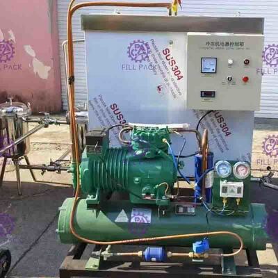 SUS304 مشروب غازي خط إنتاج الصناعة الخلوية المياه تجميد دبابات 0-5 ℃