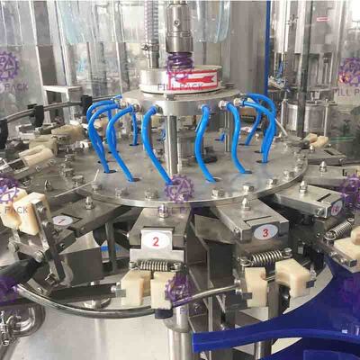 PET بلاستيك زجاج 3 في 1 Monobloc الغاز شرب المشروبات المياه زجاجة النبيذ ملء آلة / معدات / مصنع / Syst
