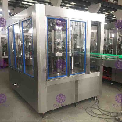 PET بلاستيك زجاج 3 في 1 Monobloc الغاز شرب المشروبات المياه زجاجة النبيذ ملء آلة / معدات / مصنع / Syst