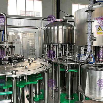 آلة تعبئة مياه الشرب المعدنية 3000BPH مع تحكم PLC