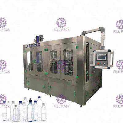 500ml / 1L / 2L PET مياه الشرب 3 في 1 معدات تصنيع قطعة واحدة / مصنع / آلة / نظام / خط