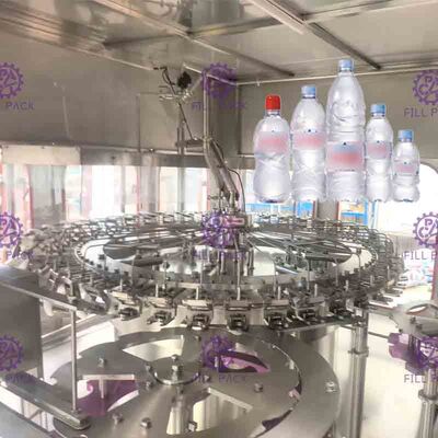 500ml / 1L / 2L PET مياه الشرب 3 في 1 معدات ملء الشطف أحادية الكتلة / مصنع / آلة / نظام / خط