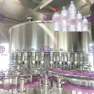 500ml / 1L / 2L PET مياه الشرب 3 في 1 معدات تعبئة ملء أحادية الكتلة / مصنع / آلة / نظام / خط