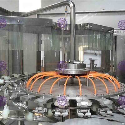 24 رؤساء PET زجاجة الشرب مصنع تعبئة المياه مع التحكم PLC