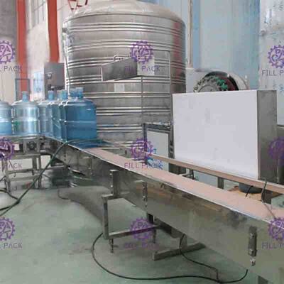 دلو / برميل / زجاجة ماء جالون تعبئة معدات تعبئة السد / مصنع / آلة / نظام / خط