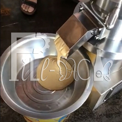 مطحنة الغروانية الفولاذ المقاوم للصدأ SUS304 ، آلة خلاط تجهيز زبدة الفول السوداني