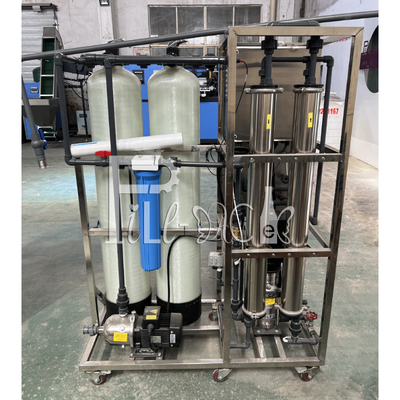 500LPH مياه الشرب RO آلة معالجة المياه مع 4040 غشاء