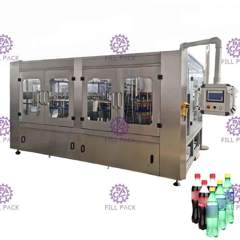 PET بلاستيك زجاج 3 في 1 Monobloc Gas Drink Beverage Water زجاجة النبيذ إنتاج آلة / معدات / مصنع / نظام