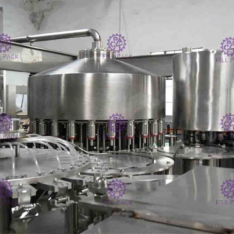 آلة تعبئة عصير التحكم الآلي PLC بسرعة 6000BPH